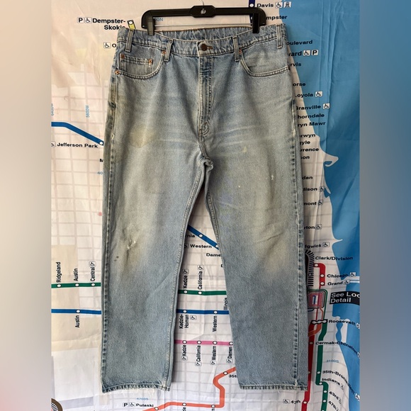 Levi's Other - Vintage Levi's 505 Straight Leg Jeans W40 L32 Distressed 100% Cotton Grunge